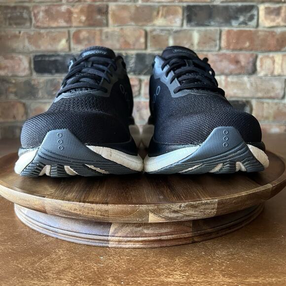 Saucony Triumph 23 Black Road Running Cushion Shoes Sneakers Men's 11.5 Wide - Picture 13 of 16